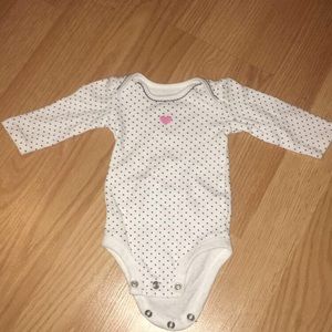 Newborn Babygirl Pink Heart Onesie
